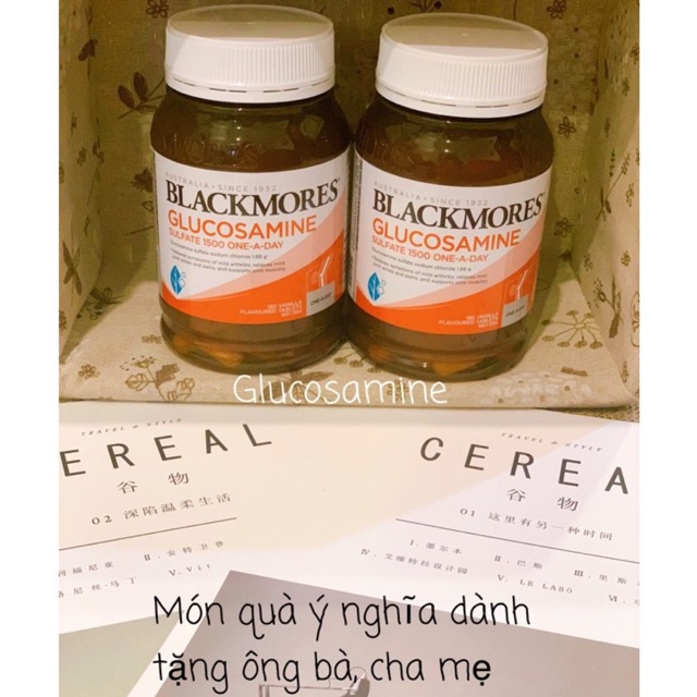 Viên uống Blackmores Glucosamine 1500mg Úc  mẫu mới