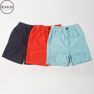 Combo 3 quần short đũi bé trai cotton 100%, mềm mịn, thoáng mát