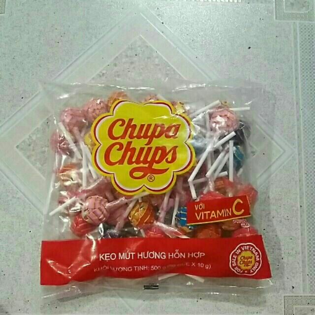 Combo 2 kẹo mút CHUPA CHUPS 50 viên 500g