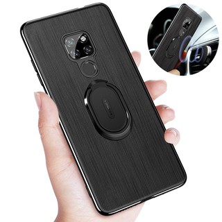PU leather case with rings and magnets for Huawei Mate 20 Pro Mate 20 phones