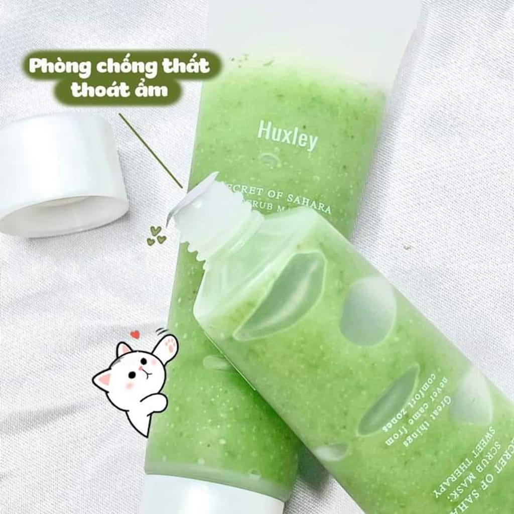 Tẩy Tế Bào Chết Mặt Huxley Xương Rồng Scrub mask Sweet Theraphy Hàn Quốc Minisize 30g