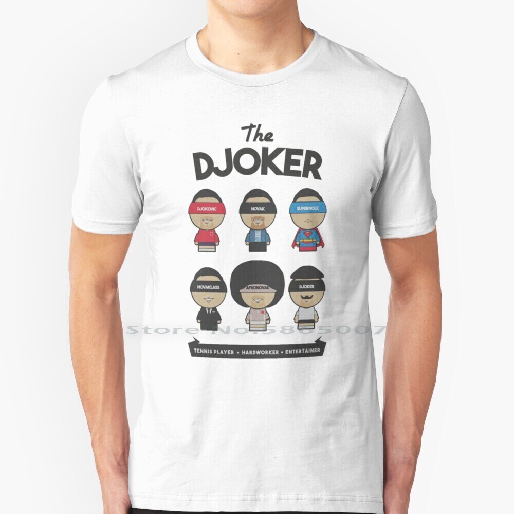 Novak Djokovic 2021 Áo 100% Cotton Tennis Player Wimbledon Tennis Ball Us Open Vợt Rafael Nadal Gran