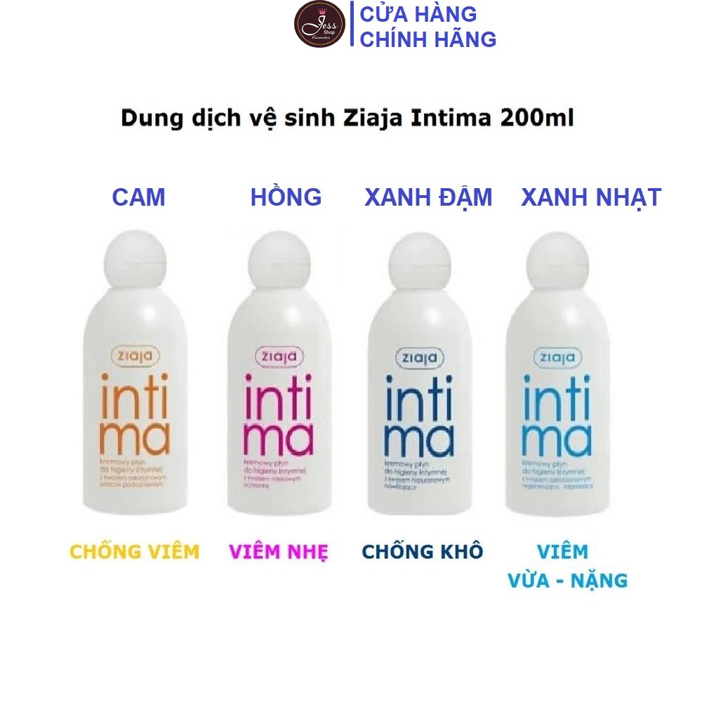 Dung Dịch Vệ Sinh Phụ Nữ Ziaja Intima 200ml