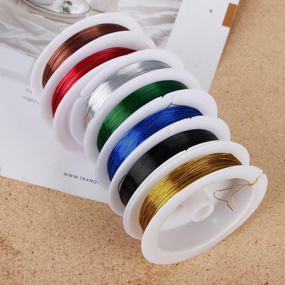 Cuộn Dây Sắt 10M / 1M Dùng Làm Vòng Hoa Khô Mềm Mại
