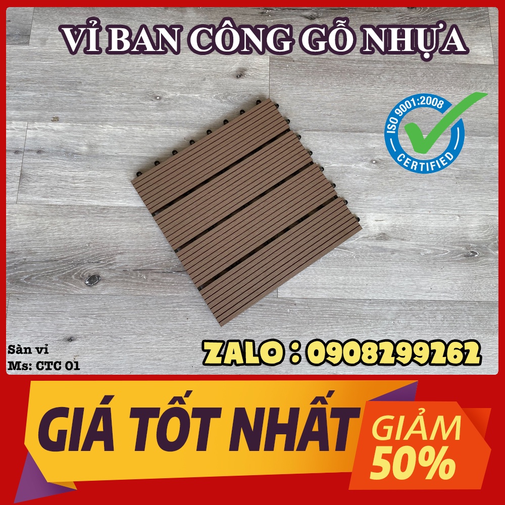 Vỉ Ban Công Gỗ Nhựa Cao Cấp , Vỉ Lát Sàn Ngoài Trời Hàng Chất Lượng , Vỉ Gỗ Nhựa Chịu Nước Công Nghệ Cao Nhận Thi Công