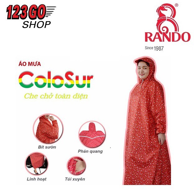 [GIÁ TỐT] Áo mưa Rando Poncho Colosur APNM-43 “Che chở toàn diện” 123GO Shop