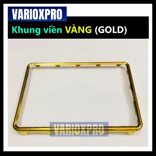 Khung viền Titan 7 màu / Vàng / Xanh / INOX Trắng ốp biển số xe - Bảng số xe máy TITAN