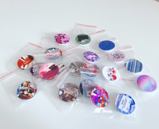 Popsocket giá đỡ điện thoại aesthetic màu đỏ