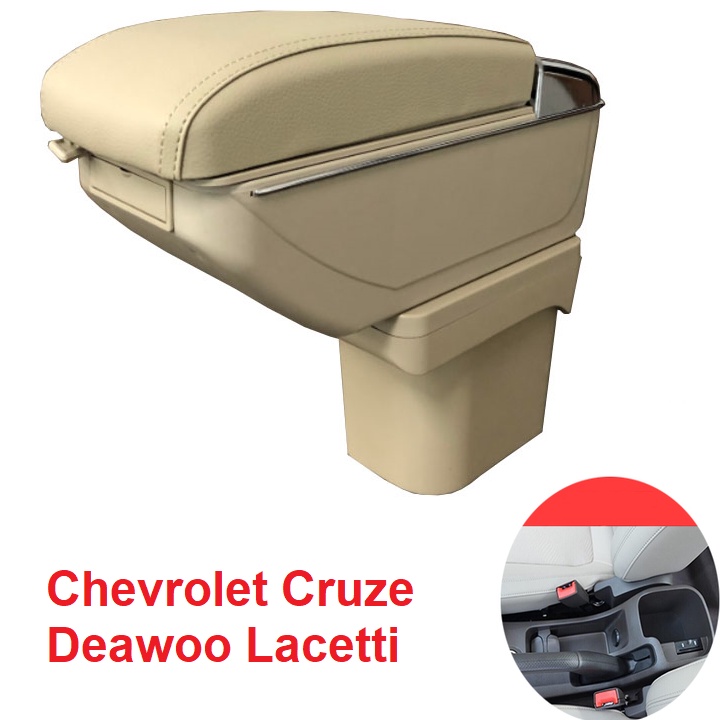 Hộp tỳ tay ô tô Chevrolet Cruze và Deawoo Lacetti mã DUSB-CRZE và JDZX-CRZE- Hàng Loại 1 cao cấp