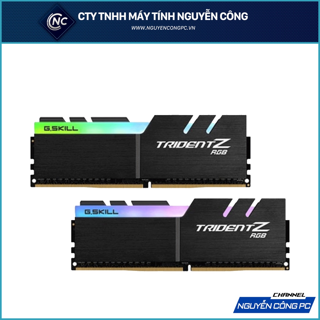 RAM Gskill Trident Z RGB 16GB (2x8GB) DDR4 Bus 3000Mhz