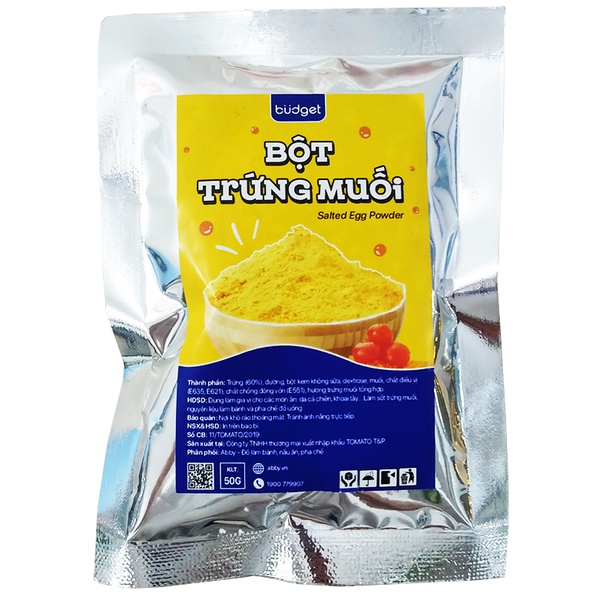 Bột trứng muối  gói 50g, 100g
