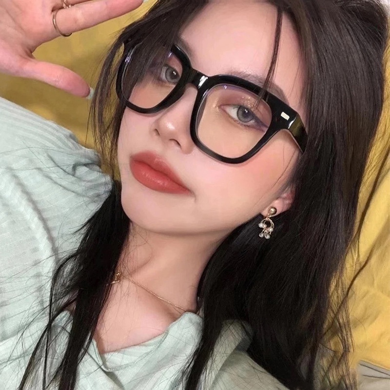 (AIMURUSI) COD Mắt Kính Gọng Vuông Chống Ánh Sáng Xanh Thời Trang Cho Nam Và Nữ
