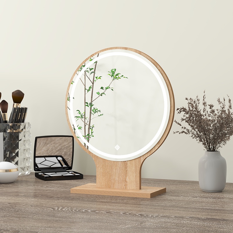 Gương soi có đèn led để bàn phù hợp cho các cô nàng thích makeup - gp214