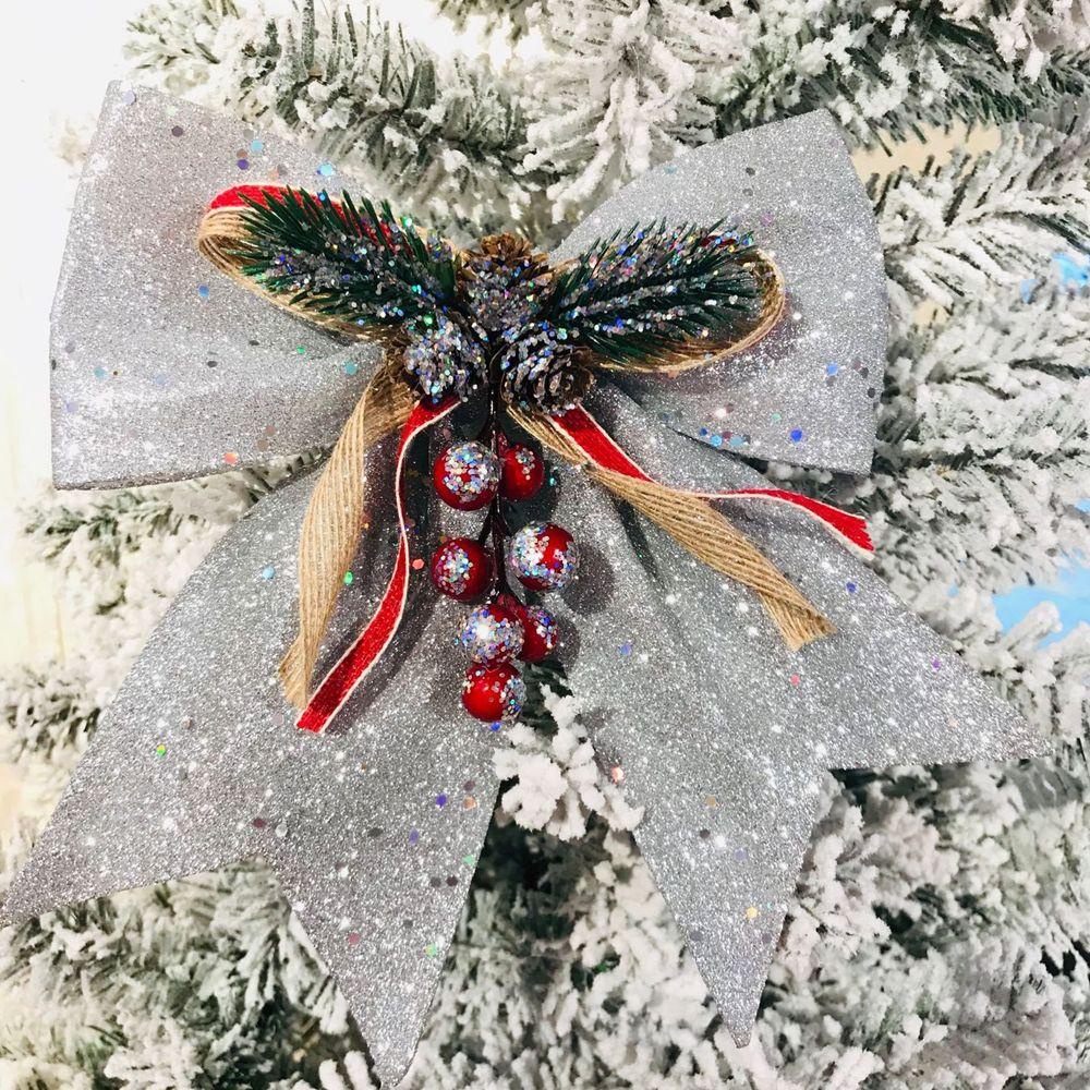 1 Nơ Lấp Lánh Trang Trí Giáng Sinh