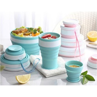 Cốc/Bát Silicon Gấp Gọn Cao Cấp