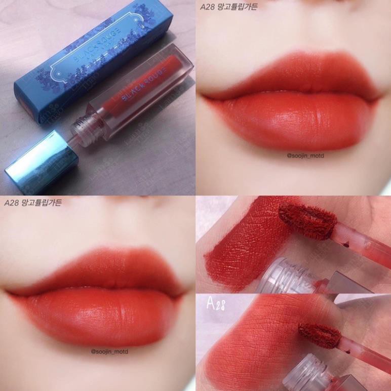 Son Black Rouge A28 Màu Cam Đất ⚡️𝐌𝐢𝐞̂̃𝐧 𝐏𝐡𝐢́ 𝐒𝐡𝐢𝐩⚡️ Son Kem Lì Cao Cấp