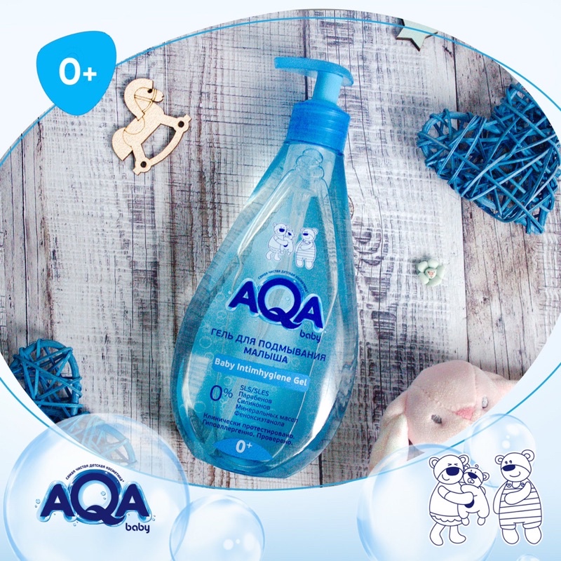 Dung dịch vệ sinh bé gái AQA baby cho bé 0-8 tuổi 250ml