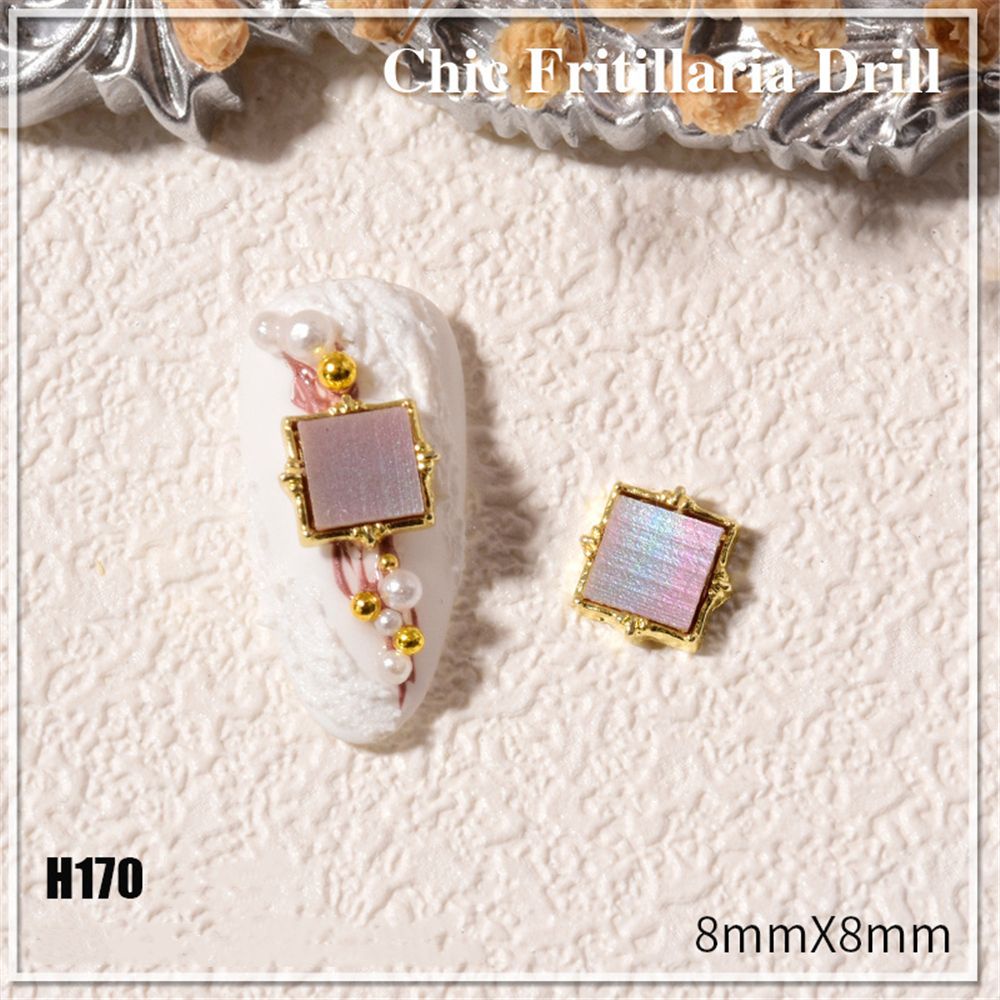 Bộ 10 Miếng Dán Trang Trí Móng Tay Nghệ Thuật|Mặt Dây Chuyền Đá Zircon Tự Làm Trang Sức|Làm Móng Tay