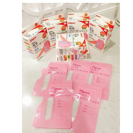 💖💖BIG SALE💖💖Combo 10 Túi Trữ Sữa Pigeon Cao Cấp 250ML 15 2