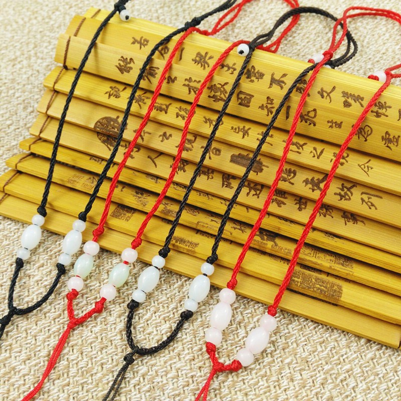 Dây Đeo Kết Cườm Màu Xanh Lá Cây Có Thể Điều Chỉnh Độ Dài Tiện Dụng DIY