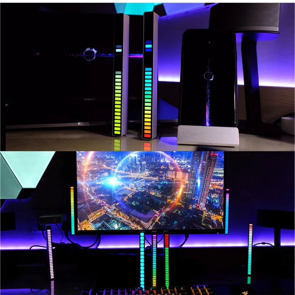 Đèn Nền Cảm Biến Âm Thanh RGB Trang Trí Xe Hơi