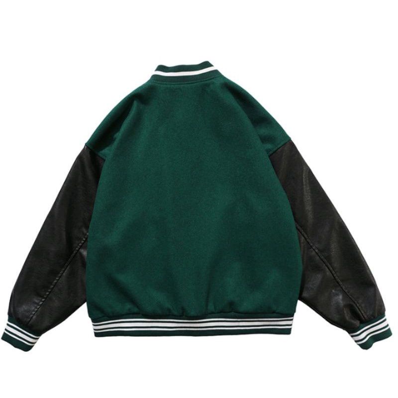 ÁO BOMBER BÓNG CHÀY  VARSITY JACKET