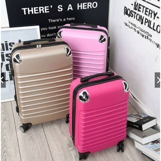 \XẢ KHO/ SIZE 20 - Valy nhựa dẻo ốp sắt thời trang đủ 9 màu