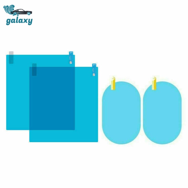 Bộ 4 Miếng Dán Chống Sương Mù / Mưa Cho Gương Chiếu Hậu Xe Hơi