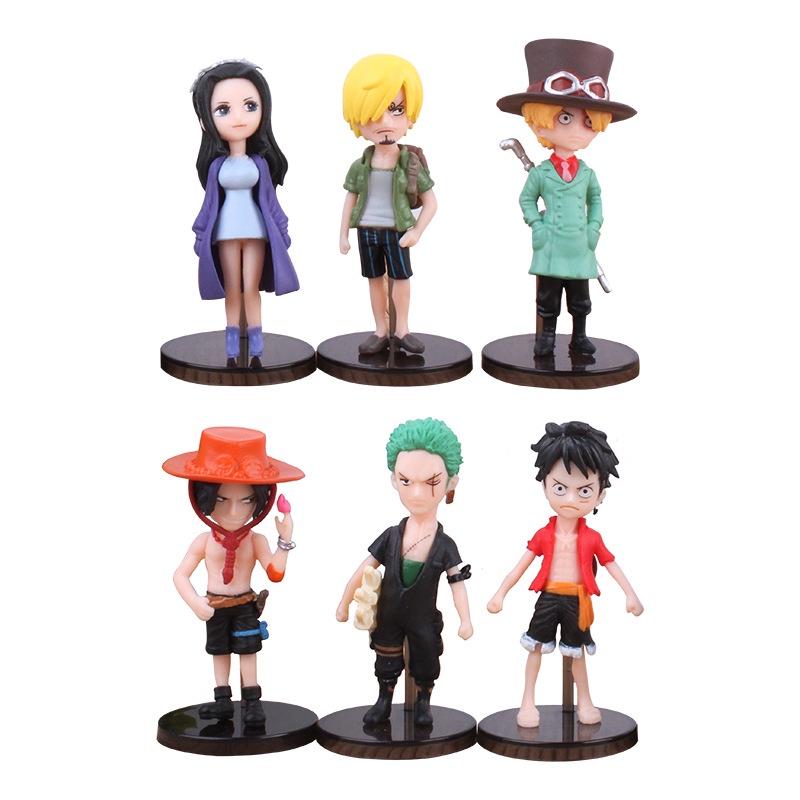 Set 6 Mô Hình Nhân Vật Phim Hoạt Hình One Piece