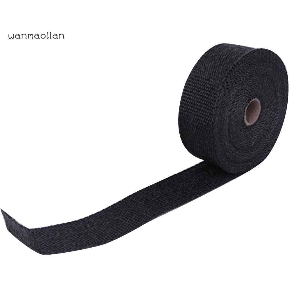 Cuộn Dây Cách Nhiệt Bọc Ống Pô Xe Máy Xe Hơi Kèm 4 Dây Thép