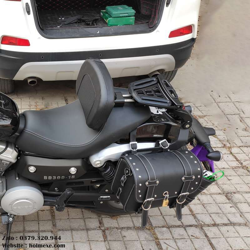 Baga Kèm Tựa Lưng Honda Rebel 300-500 Gập Thái Lan