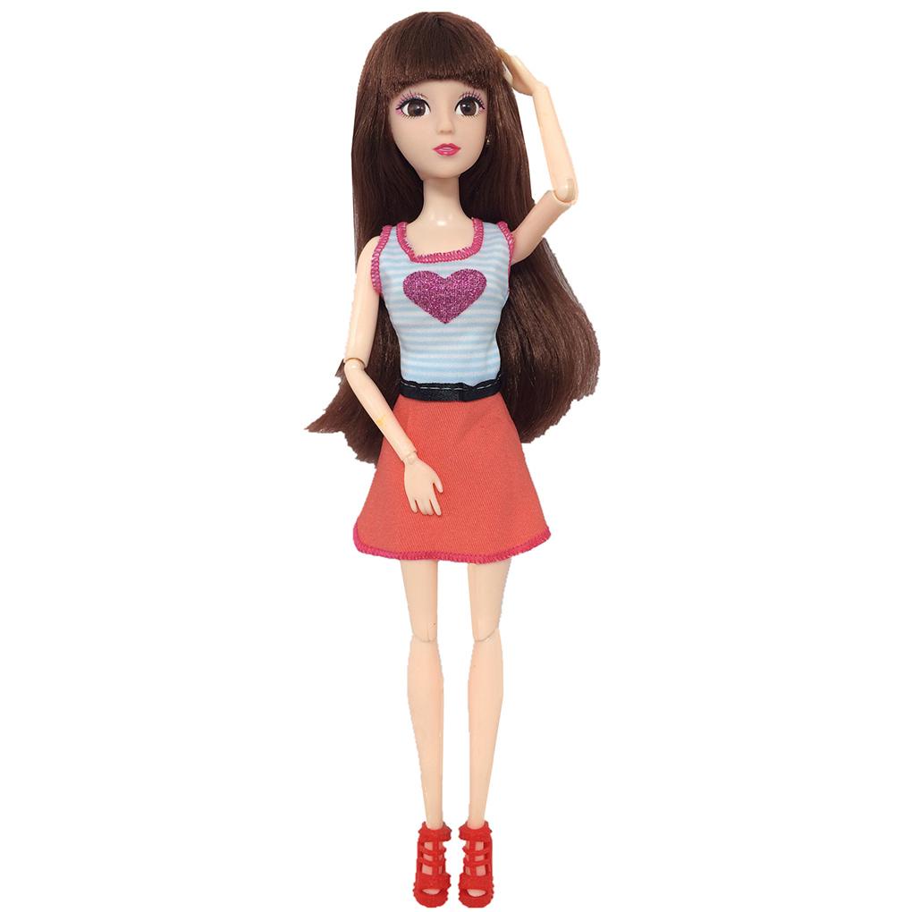 Đầm Ngắn Màu Sắc Ngẫu Nhiên Đáng Yêu Dành Cho Búp Bê