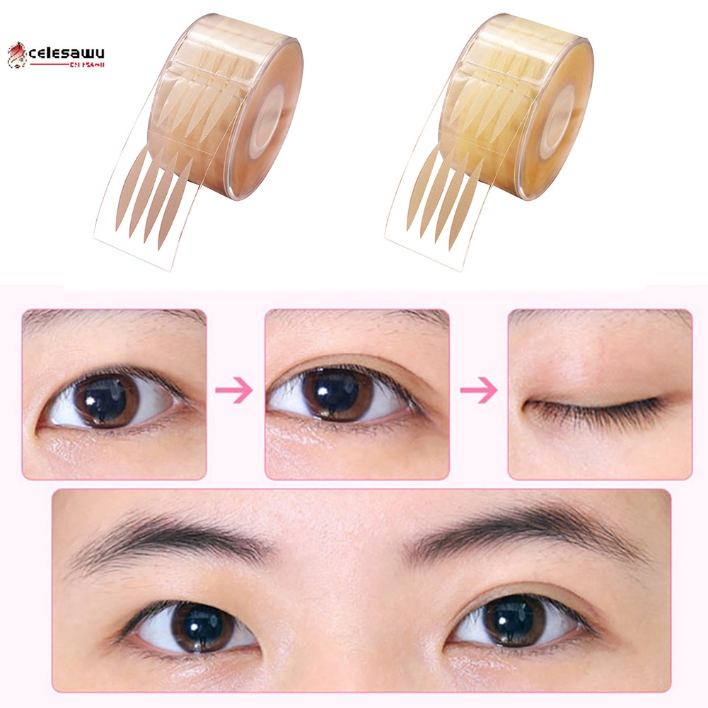 Bộ 600 miếng dán kích mí màu be trong suốt