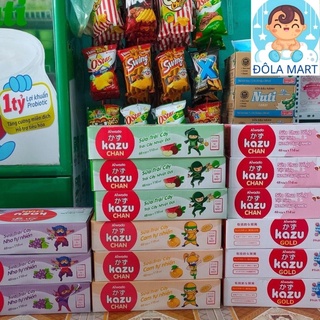 Thùng Sữa chua uống, Sữa trái cây Kazu Chan 110ml dinh dưỡng Nhật Bản