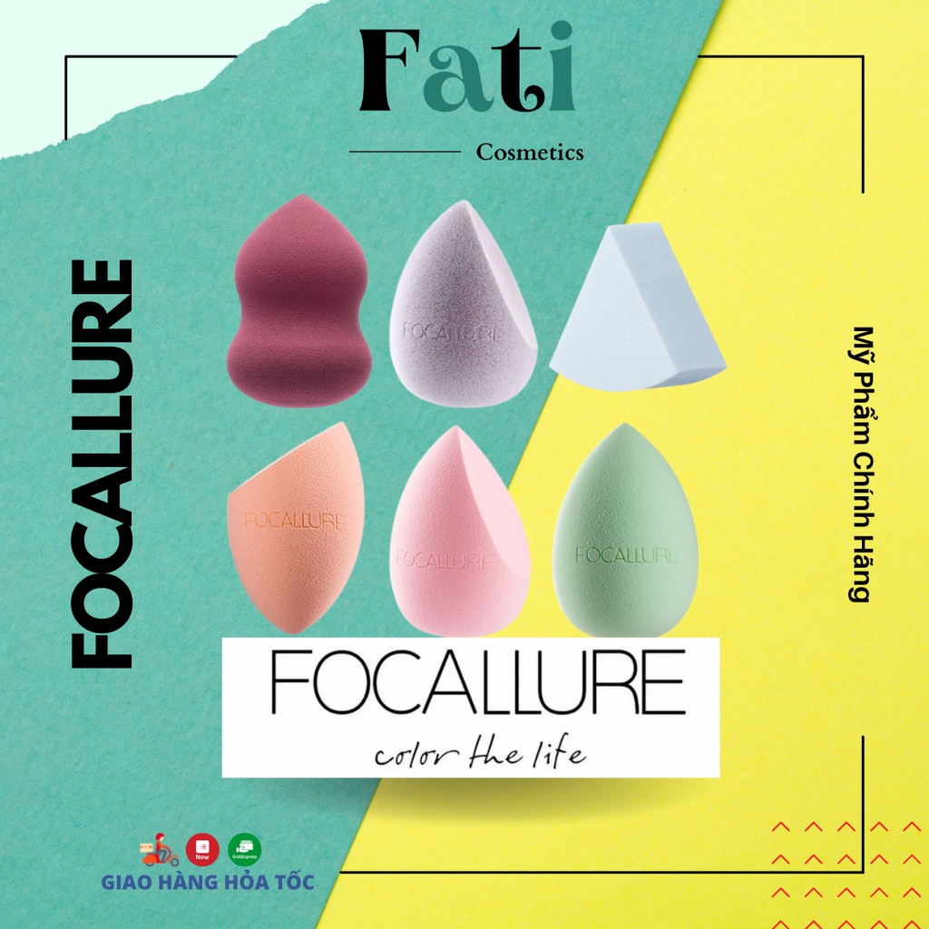 Mút Xốp FOCALLURE - Trang Điểm, Tán Kem Nền