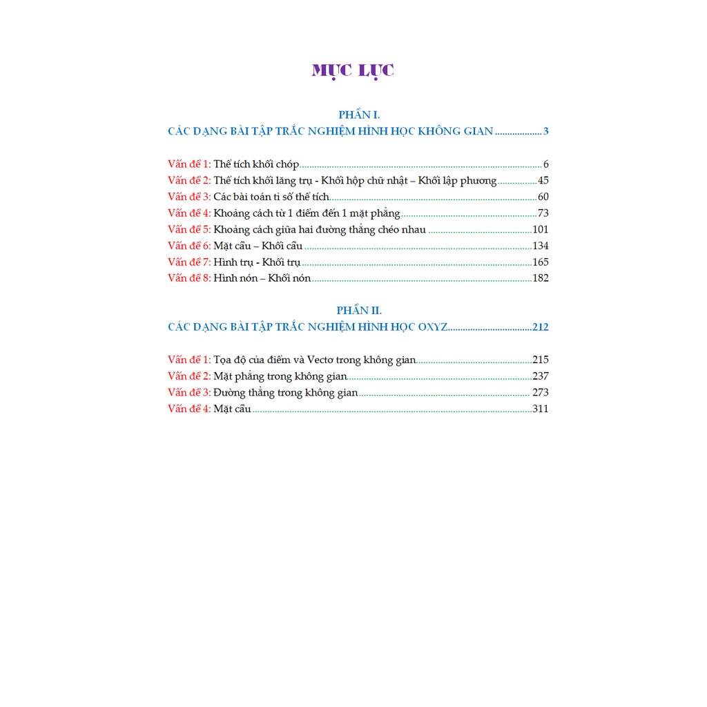 Sách - Làm Chủ Các Dạng Bài Tập Trắc Nghiệm Hình Học Không Gian Và Tọa Độ Oxyz