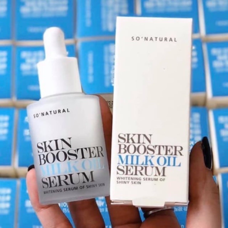 Tinh Chất Dưỡng Trắng Da Chuyên Sâu So’Natural Skin Booster Milk Oil Serum 30ml