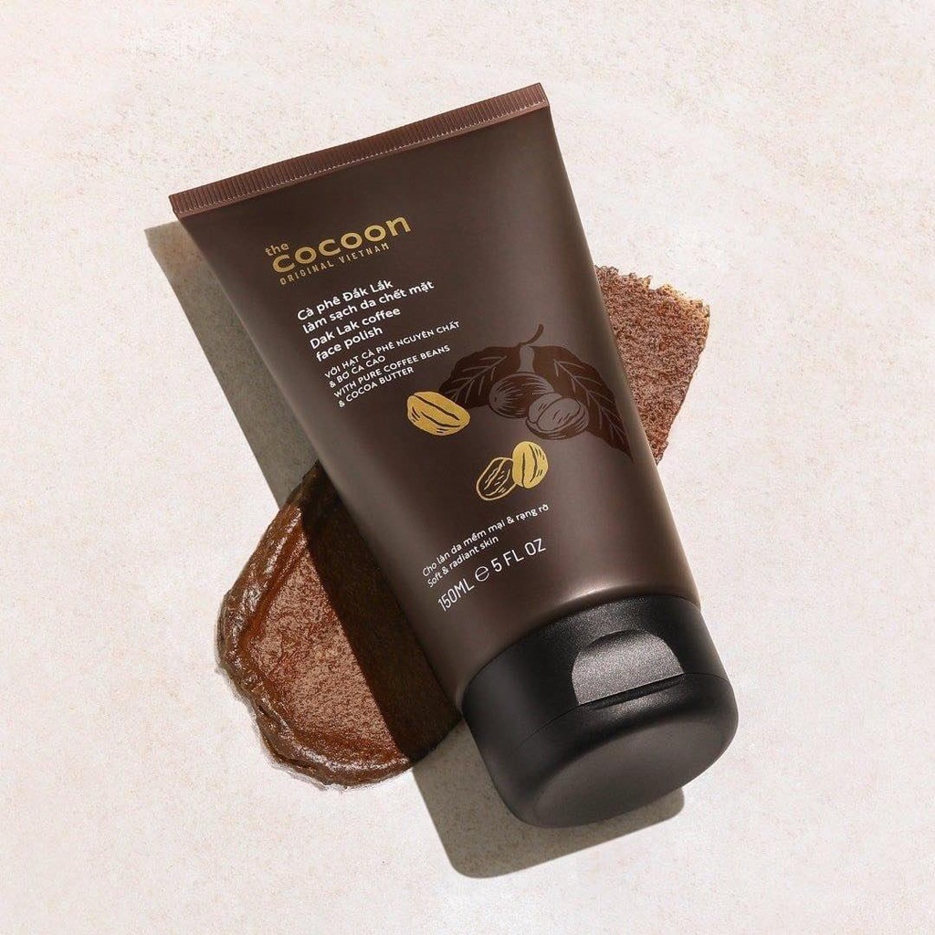 Tẩy tế bào chết mặt cà phê Đăk Lăk Cocoon Coffee Face Polish 150ml