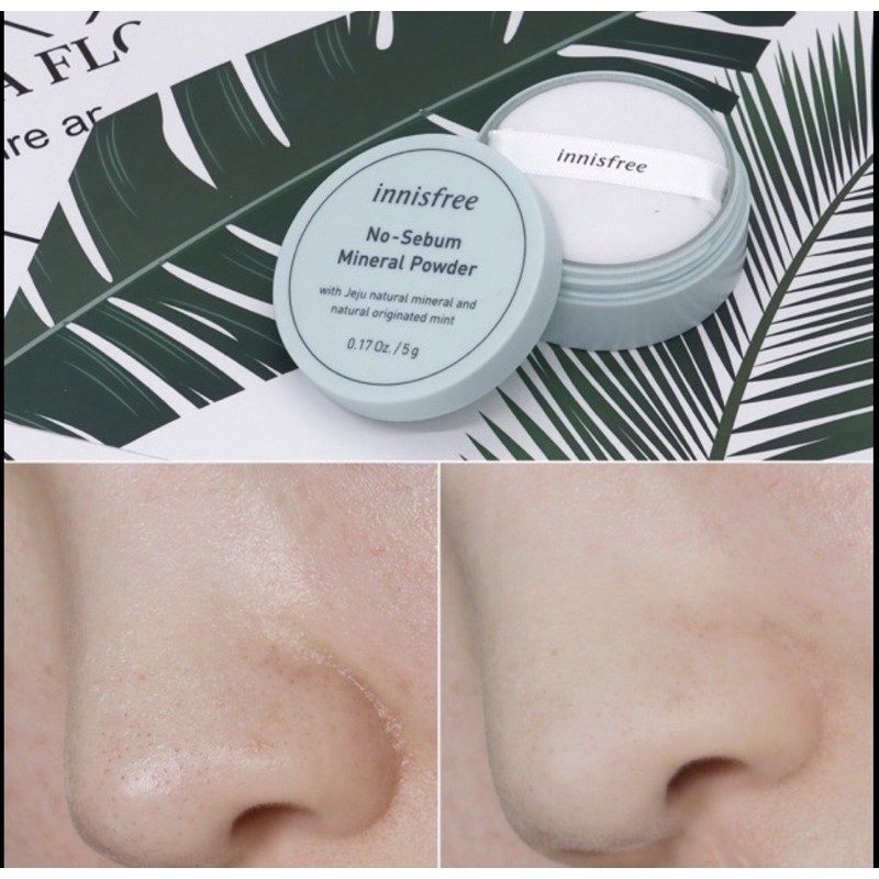 ( Mẫu mới ) Phấn phủ bột Innisfree Mineral No Sebum Powder