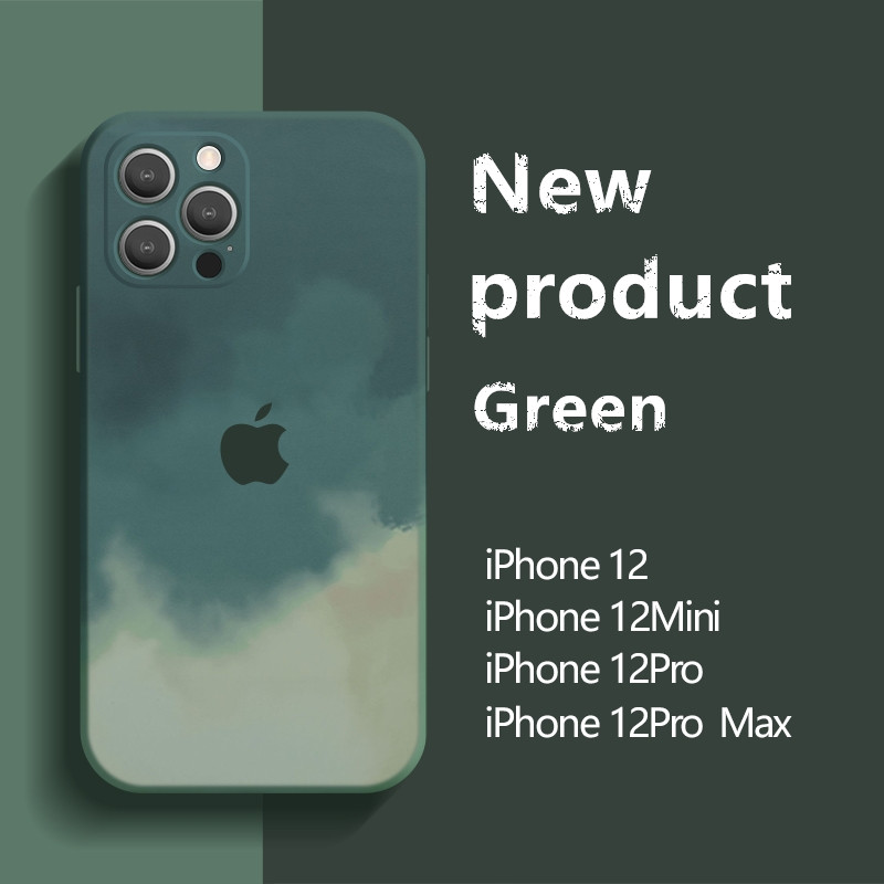 Ốp điện thoại silicon siêu mỏng màu trơn chống rơi cho Iphone 12 Pro Max Mini Xr Xs Max | BigBuy360 - bigbuy360.vn