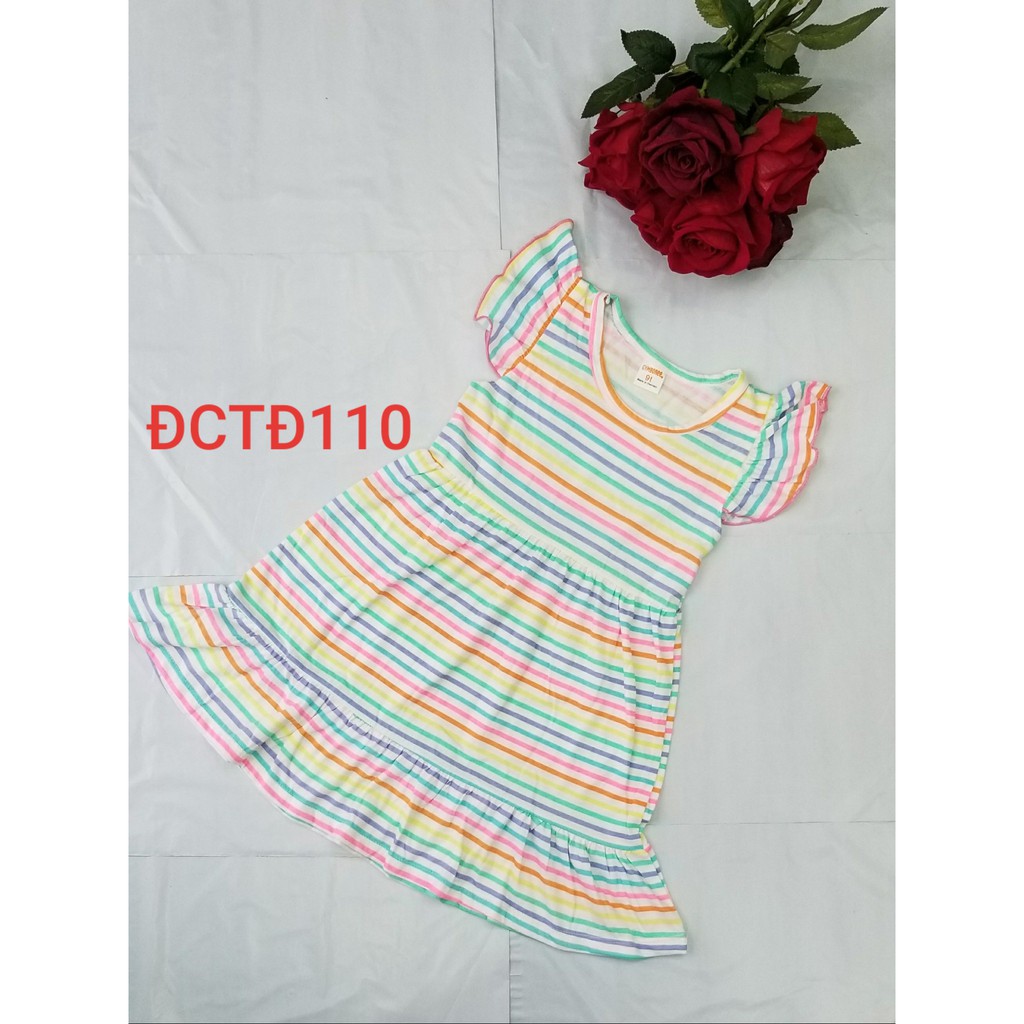 Đầm cánh tiên dáng đuôi cá thun cotton size đại cho bé gái 21 đến 33kg - Đầm váy bé gái