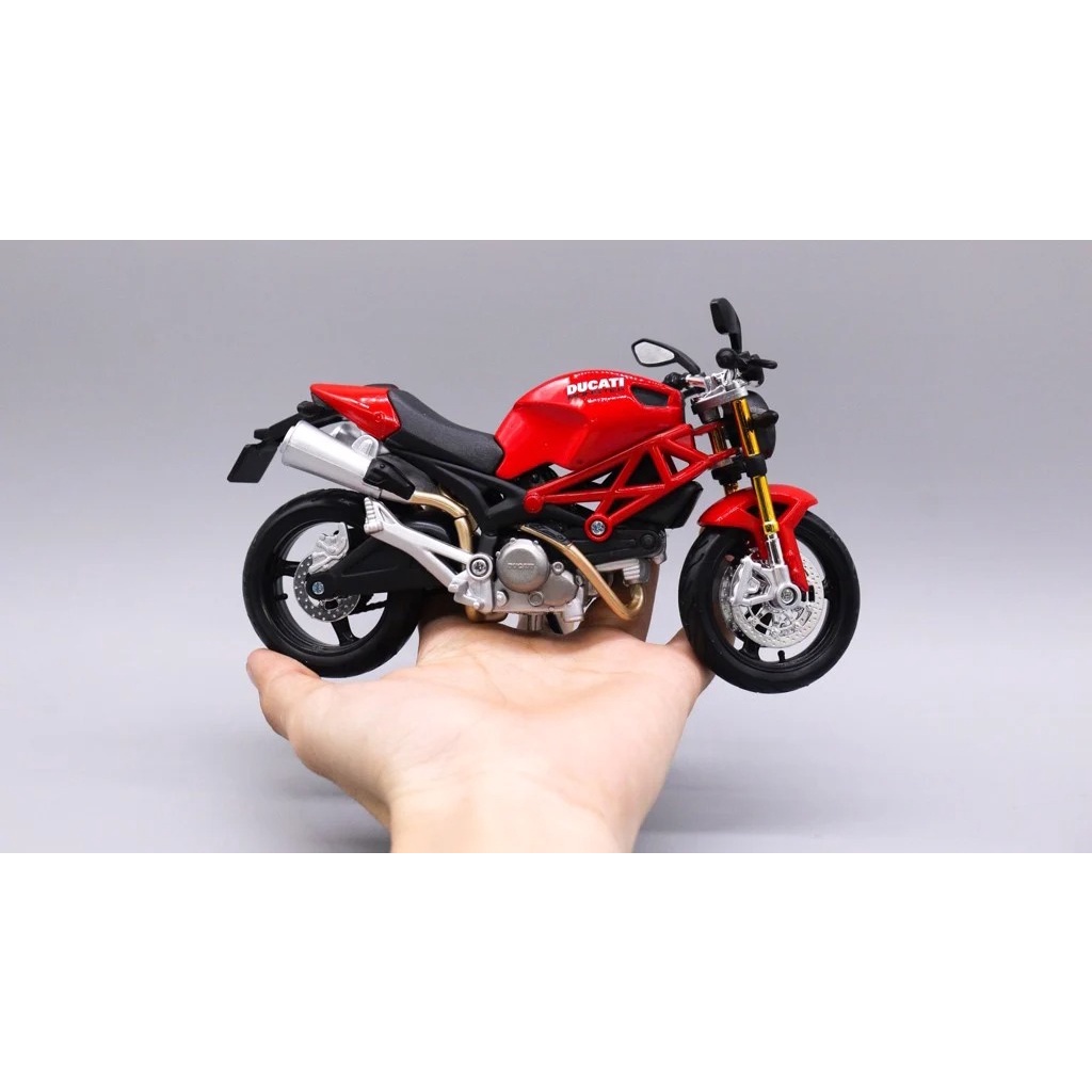 Mô hình xe Ducati 1199 Ducati V4s Ducati XDiavel Streetfighter monster 696 tặng biển số miễn phí 1:12 các loại