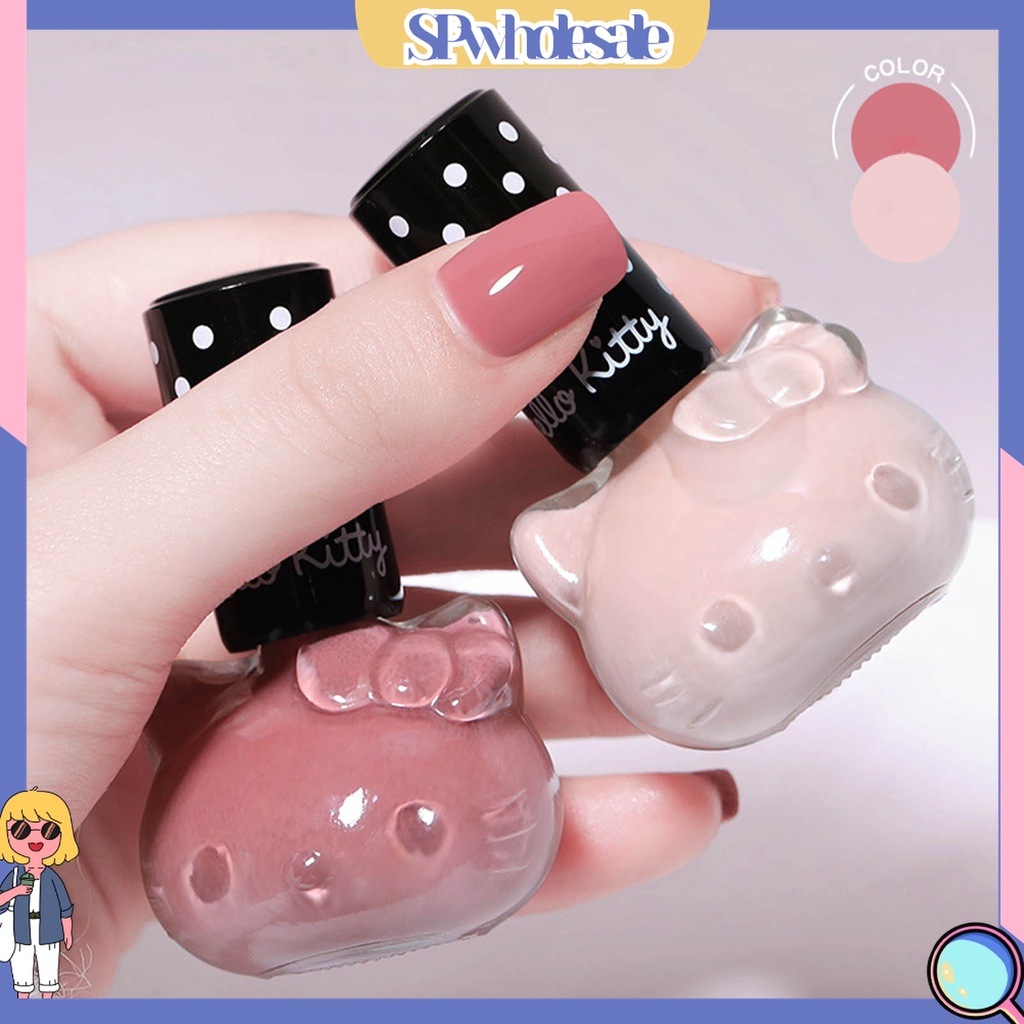 [SPwholesale] Lọ sơn móng tay nhanh khô màu sắc đáng yêu thiết kế chú mèo an toàn dành cho trẻ em