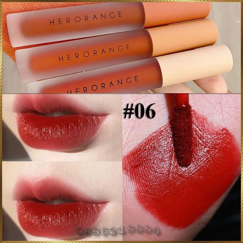 Son môi dạng kem Herorange dưỡng ẩm bền màu H0842