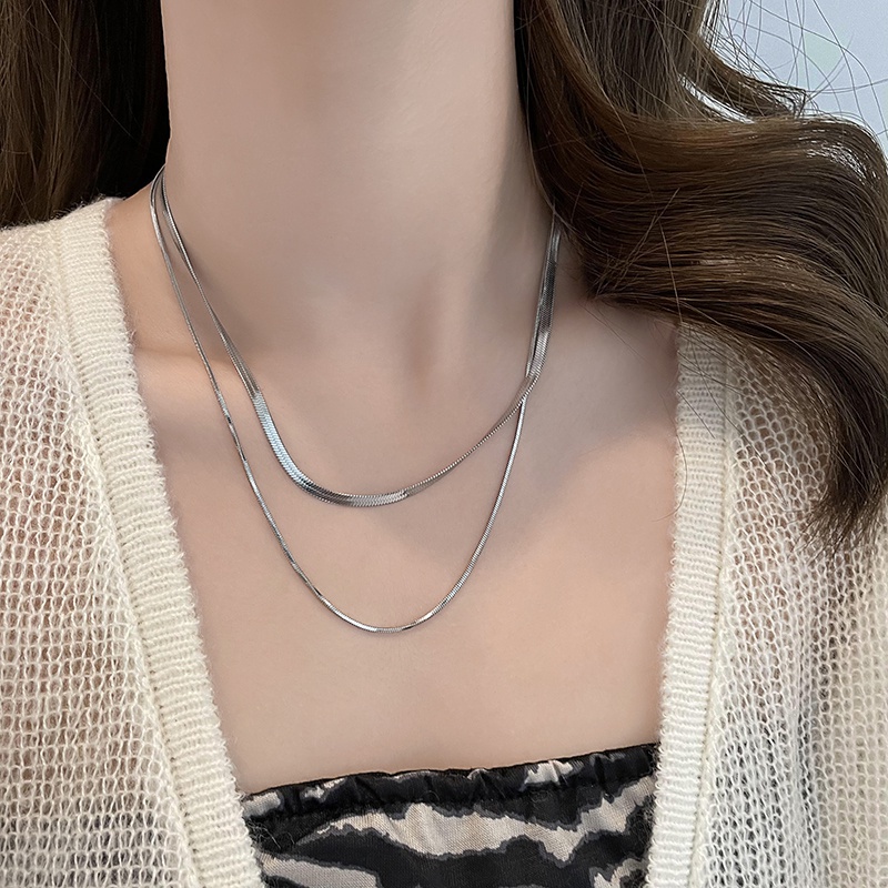 Dây chuyền xương rắn kiểu dáng thời trang Hip Hop