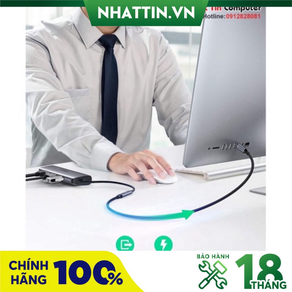 Cáp nối dài USB Type-C 3.1 GEN2  dài 1m hỗ trợ Thunderbolt 3.0 sạc 100W, Video 4K Ugreen 30205