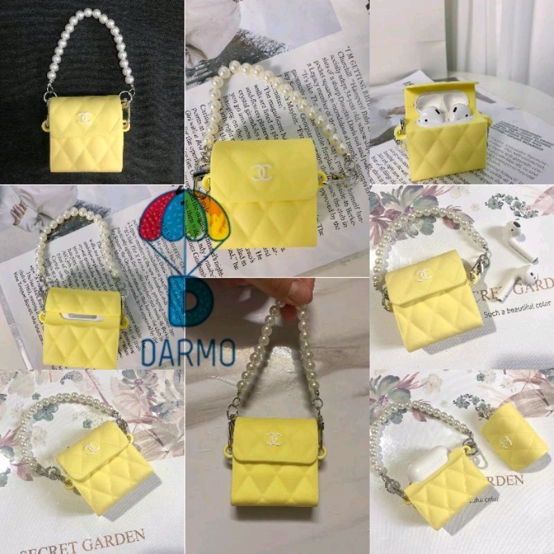 Case bảo vệ tai nghe Pro/1/2 túi xách màu vàng