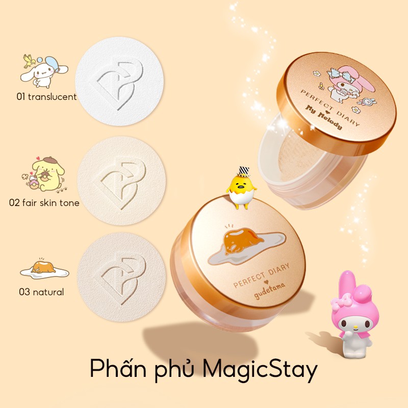 Bộ Mỹ Phẩm Perfect Diary X Sanrio MagicStay 4 Món 25g | BigBuy360 - bigbuy360.vn