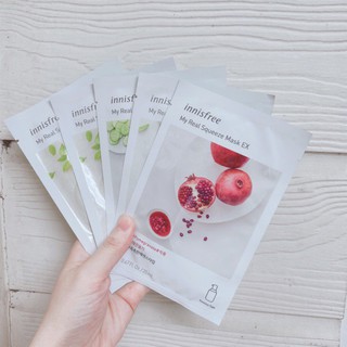 (Mẫu mới) Lẻ miếng mặt nạ giấy Innisfree My Real Squeeze Mask