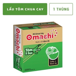 Thùng 30 Gói Mì Khoai Tây Omachi Tôm Chua Cay 78g